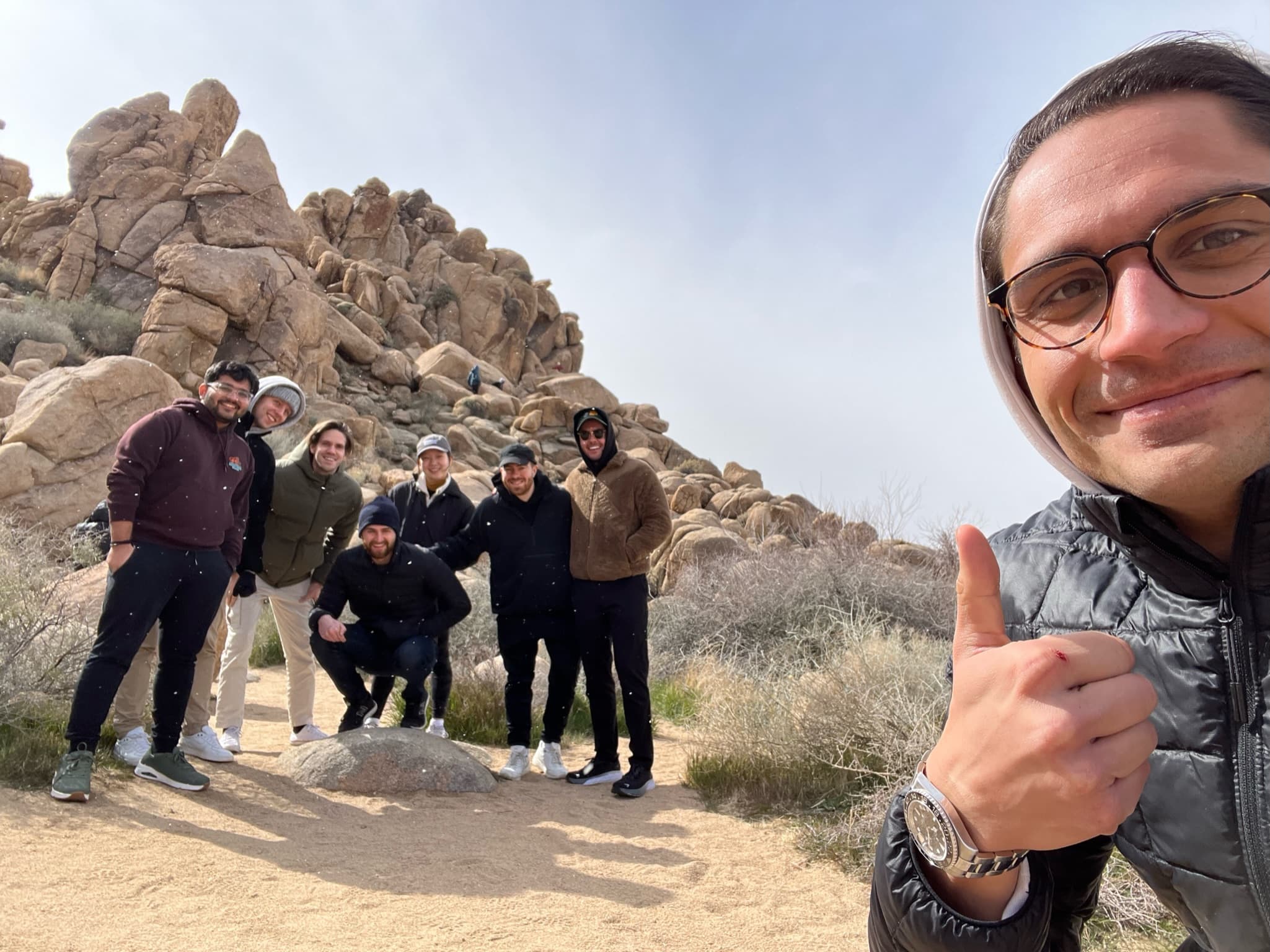 Hiking with the homies